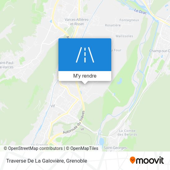 Traverse De La Galovière plan