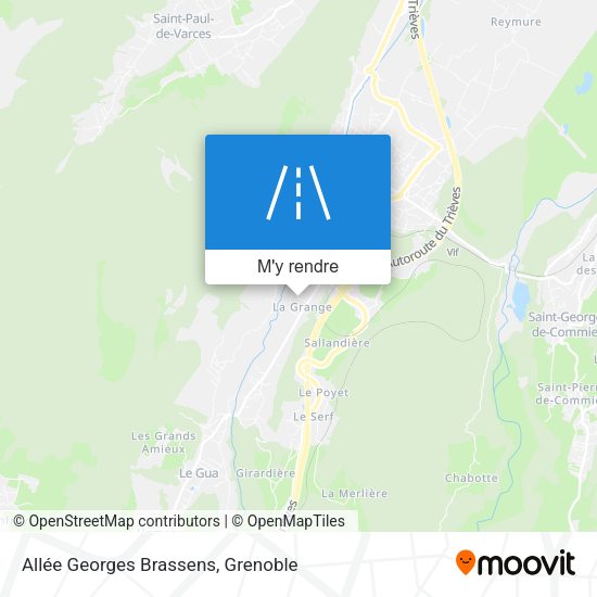 Allée Georges Brassens plan