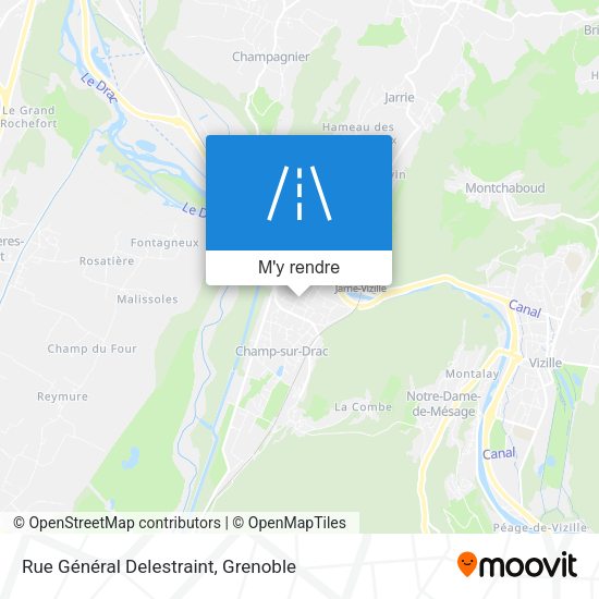 Rue Général Delestraint plan