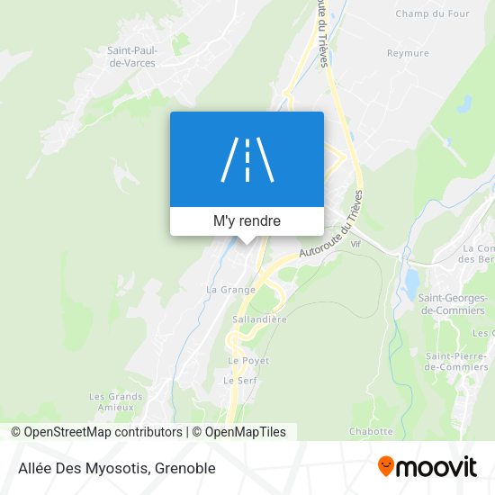 Allée Des Myosotis plan
