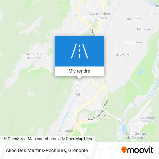 Allée Des Martins-Pêcheurs plan