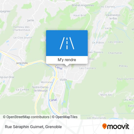 Rue Séraphin Guimet plan