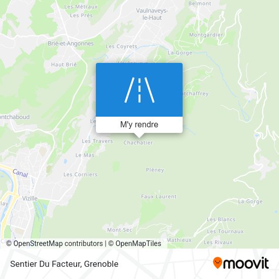 Sentier Du Facteur plan