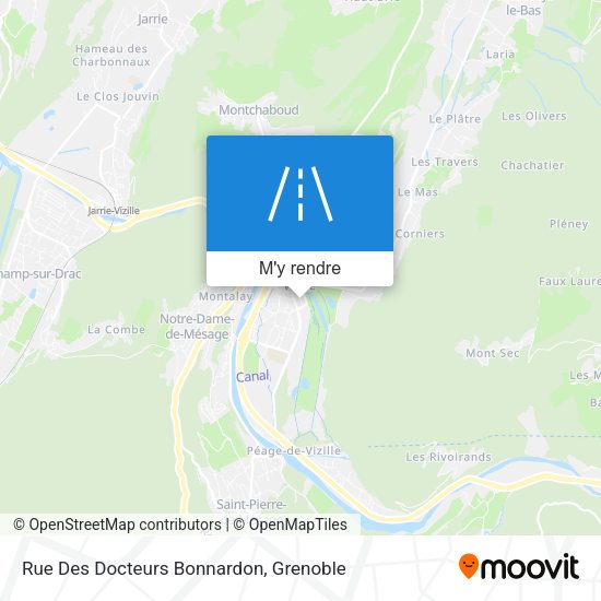 Rue Des Docteurs Bonnardon plan