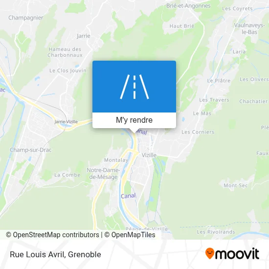 Rue Louis Avril plan
