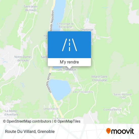 Route Du Villard plan