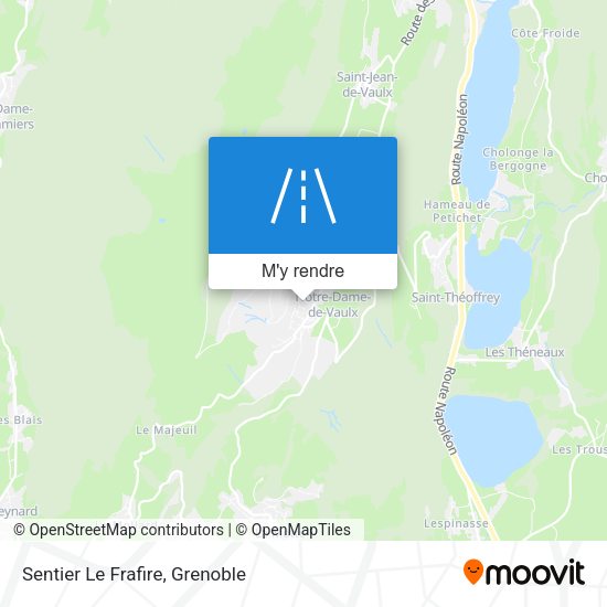 Sentier Le Frafire plan