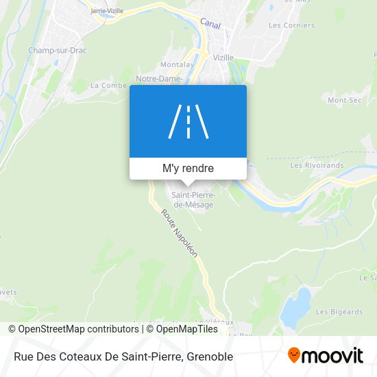 Rue Des Coteaux De Saint-Pierre plan