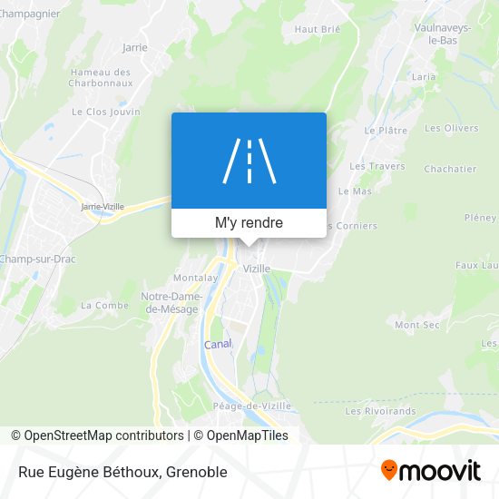Rue Eugène Béthoux plan