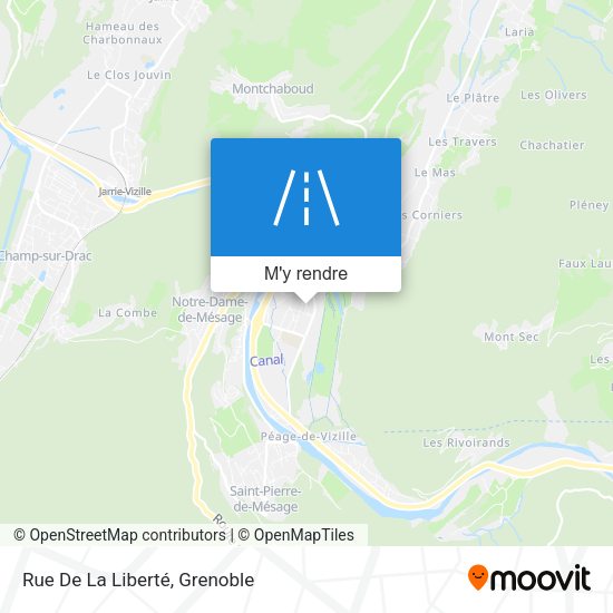 Rue De La Liberté plan
