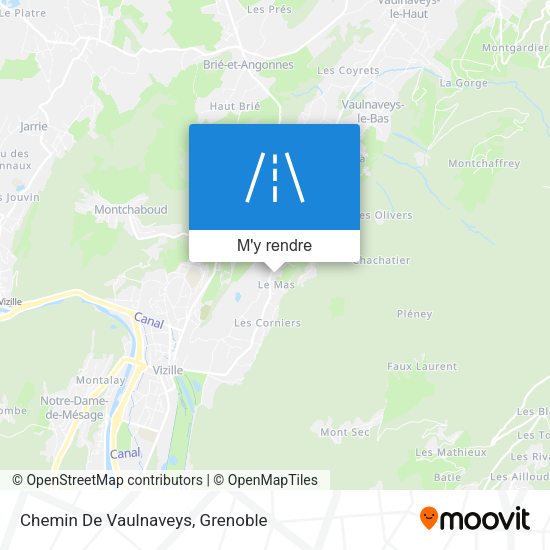 Chemin De Vaulnaveys plan
