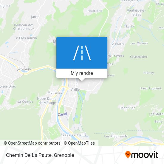 Chemin De La Paute plan