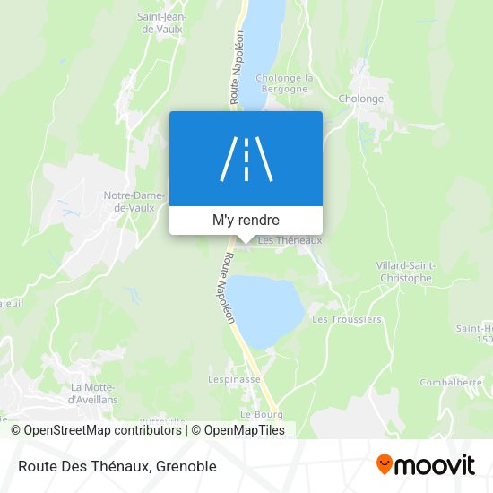 Route Des Thénaux plan
