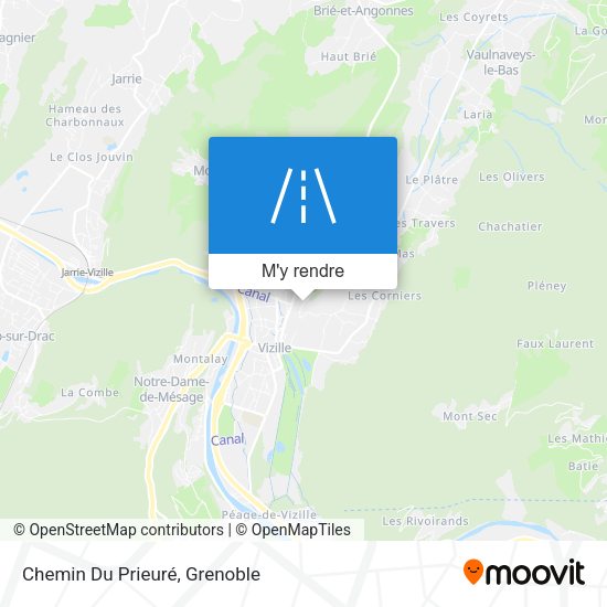 Chemin Du Prieuré plan