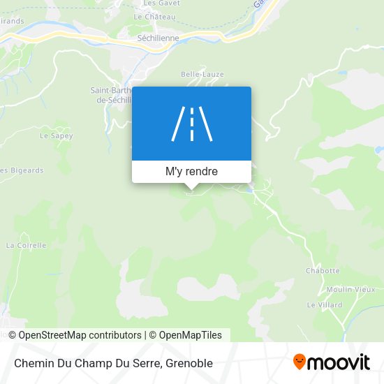 Chemin Du Champ Du Serre plan