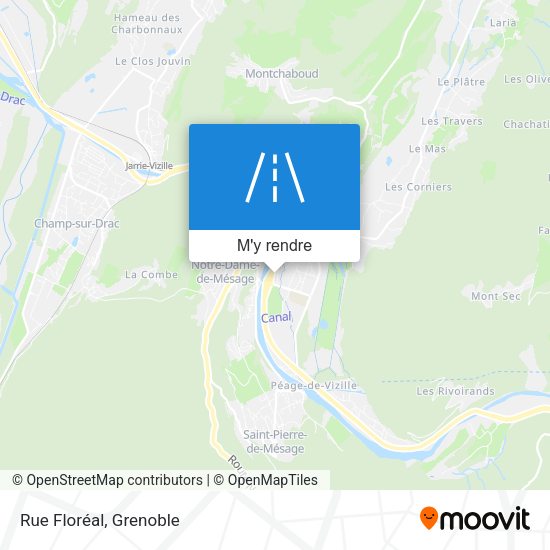 Rue Floréal plan