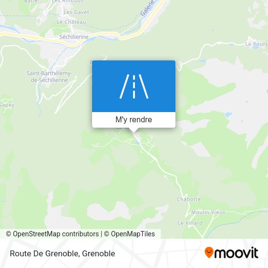 Route De Grenoble plan