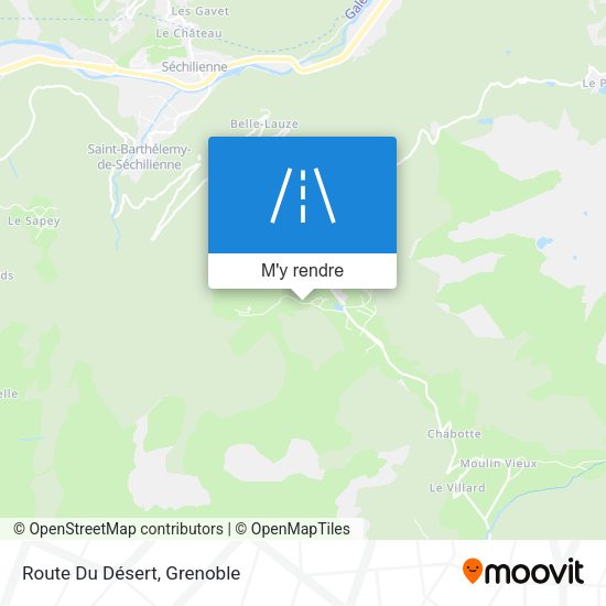 Route Du Désert plan