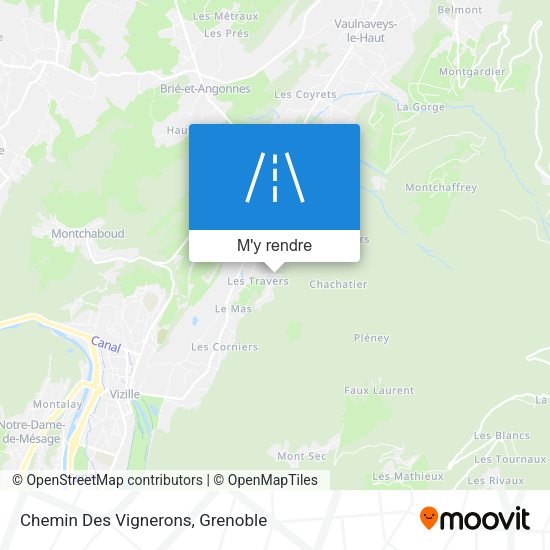 Chemin Des Vignerons plan