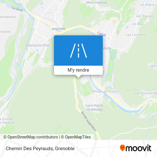 Chemin Des Peyrauds plan