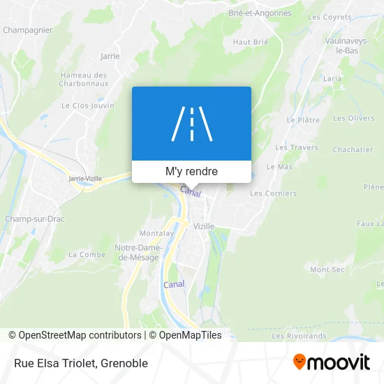 Rue Elsa Triolet plan