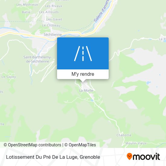 Lotissement Du Pré De La Luge plan