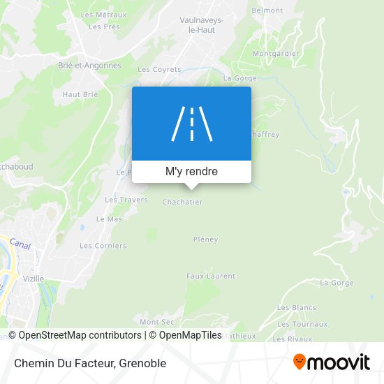 Chemin Du Facteur plan