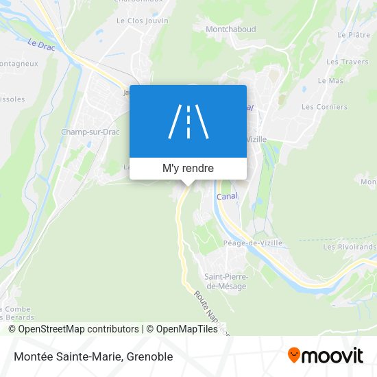 Montée Sainte-Marie plan