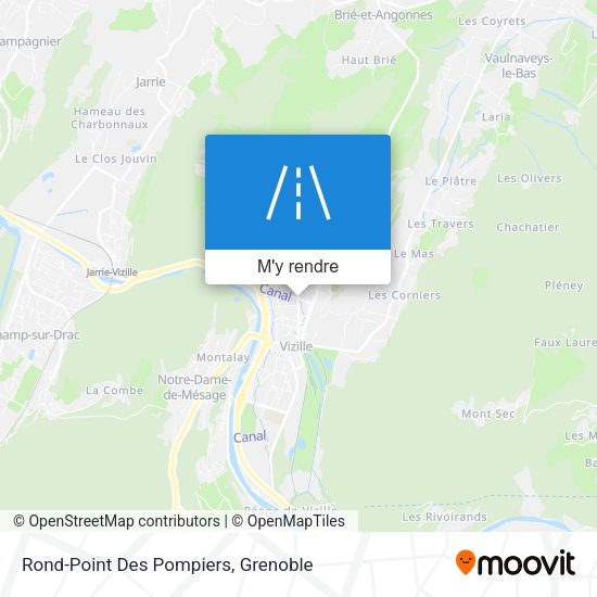 Rond-Point Des Pompiers plan