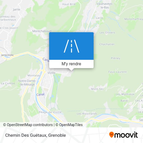 Chemin Des Guétaux plan