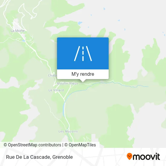 Rue De La Cascade plan