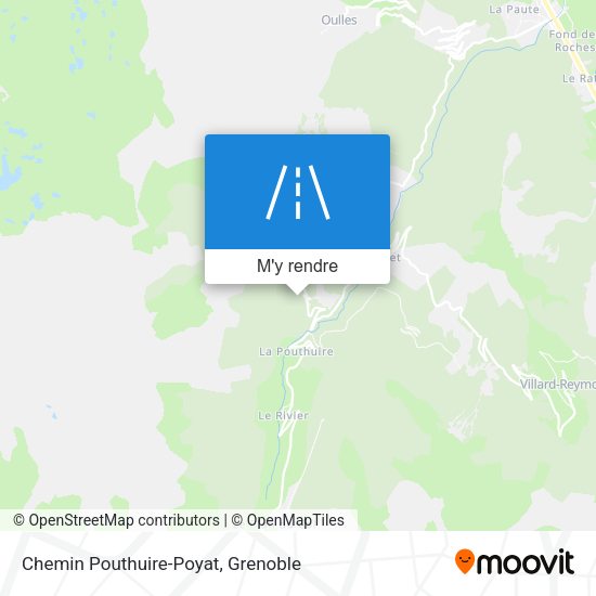 Chemin Pouthuire-Poyat plan