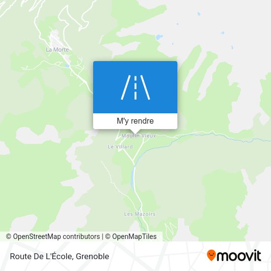 Route De L'École plan