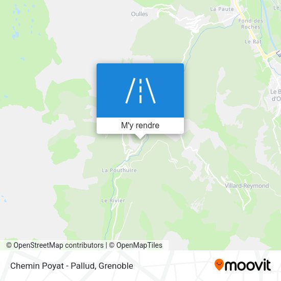 Chemin Poyat - Pallud plan