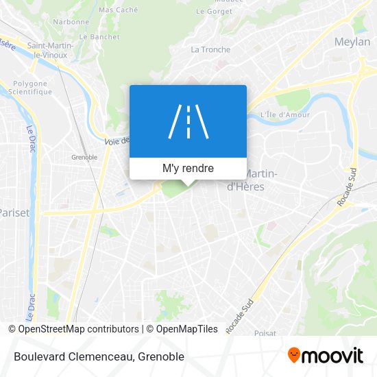 Boulevard Clemenceau plan