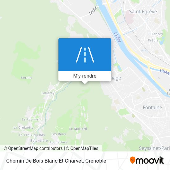 Chemin De Bois Blanc Et Charvet plan