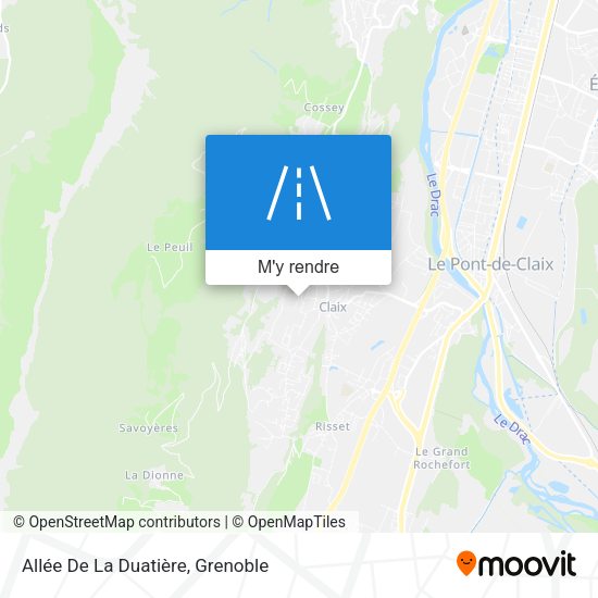 Allée De La Duatière plan