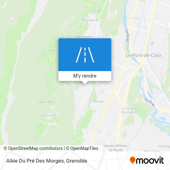 Allée Du Pré Des Morges plan