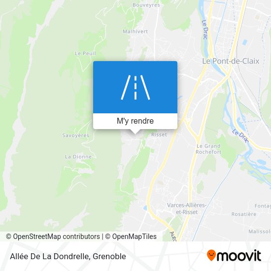 Allée De La Dondrelle plan