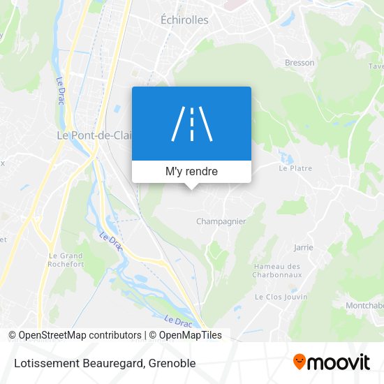 Lotissement Beauregard plan