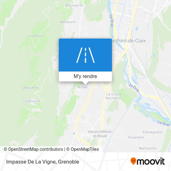 Impasse De La Vigne plan