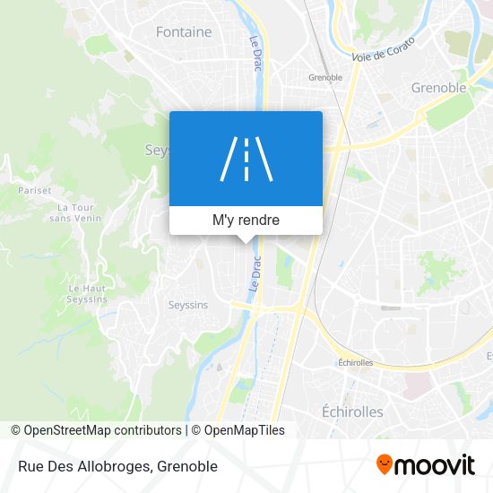 Rue Des Allobroges plan