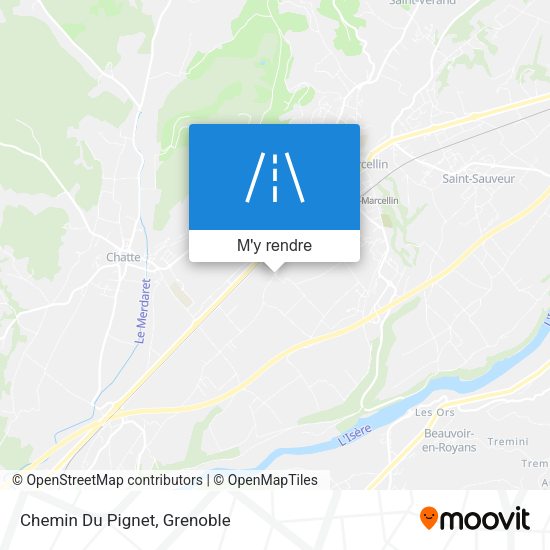 Chemin Du Pignet plan