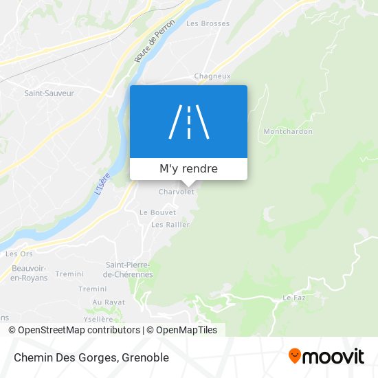 Chemin Des Gorges plan