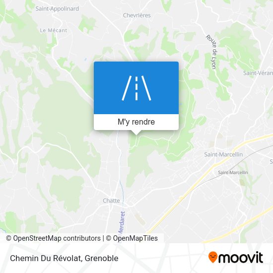 Chemin Du Révolat plan