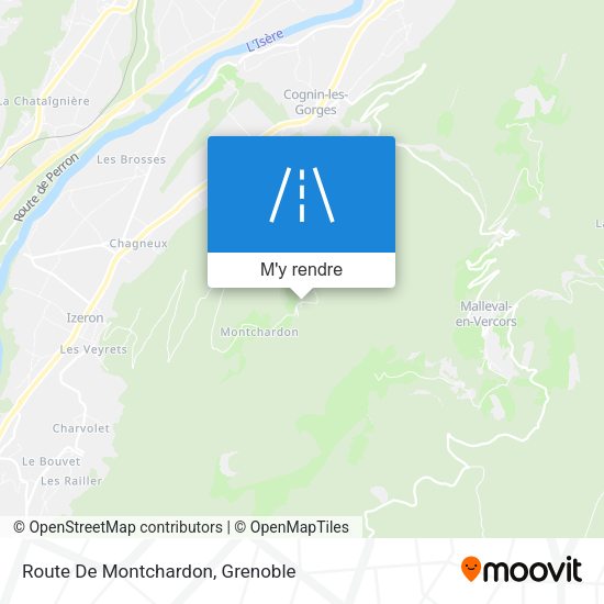 Route De Montchardon plan