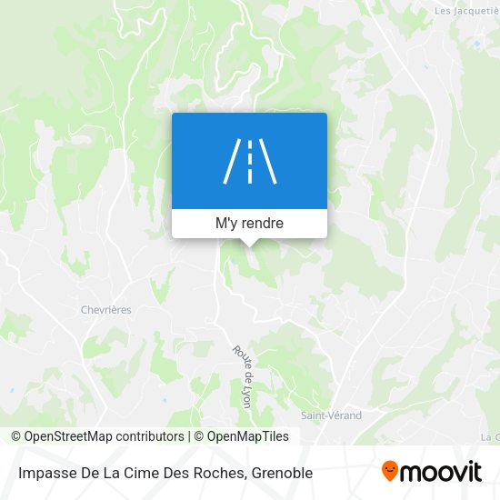 Impasse De La Cime Des Roches plan