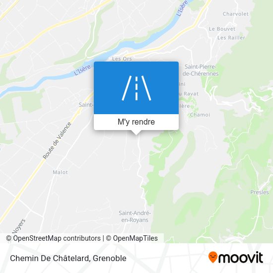 Chemin De Châtelard plan