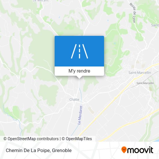 Chemin De La Poipe plan