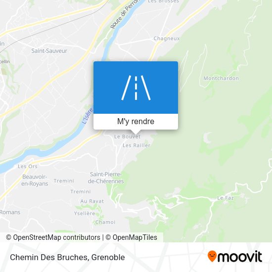 Chemin Des Bruches plan